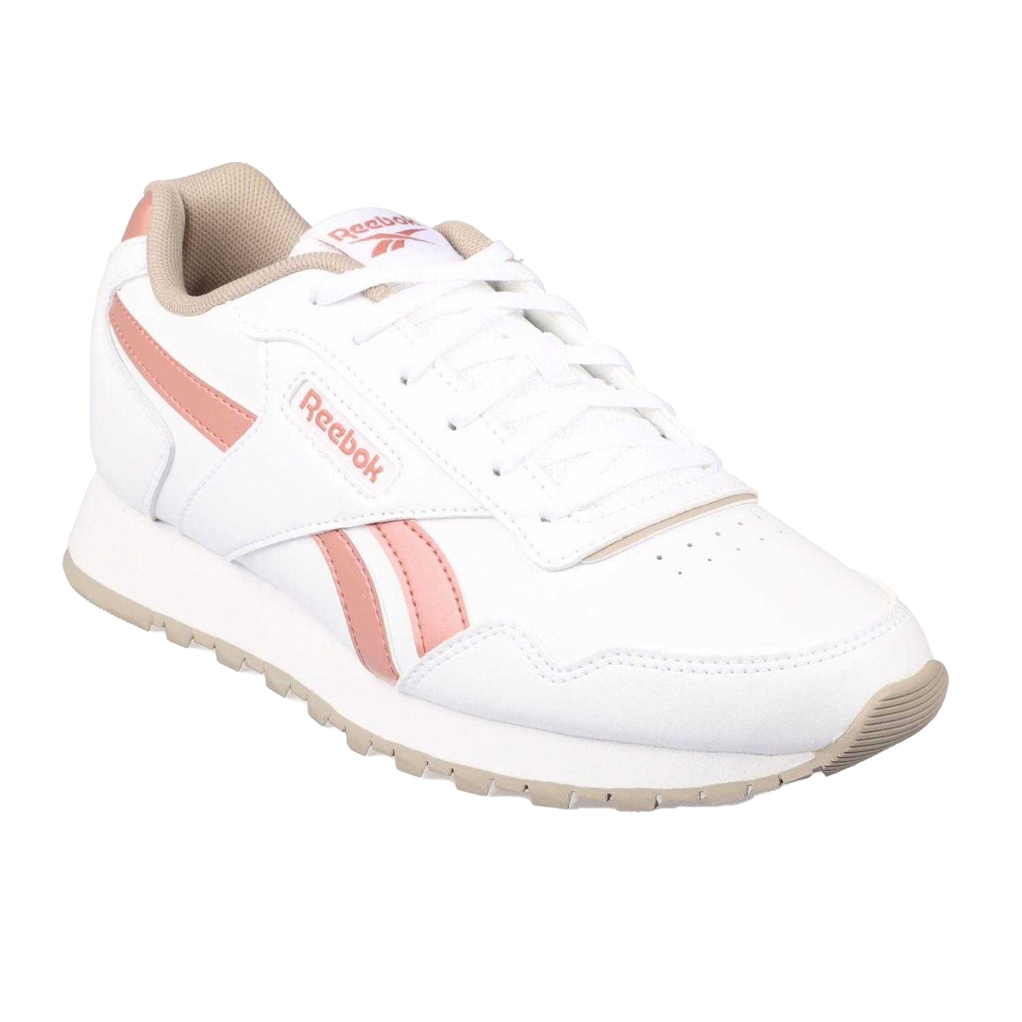 White-Light Pink - Front - Reebok Childrens-Kids Royal Glide Trainers
