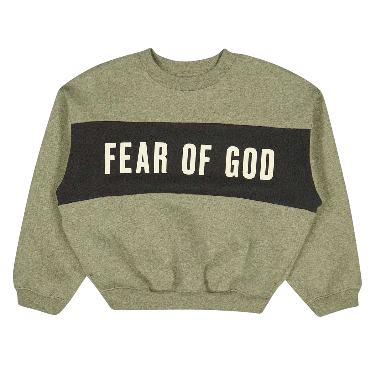 Seal Grey - Front - Fear Of God Essentials Childrens Kids Essentials Sweatshirt