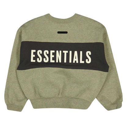 Seal Grey - Back - Fear Of God Essentials Childrens Kids Essentials Sweatshirt