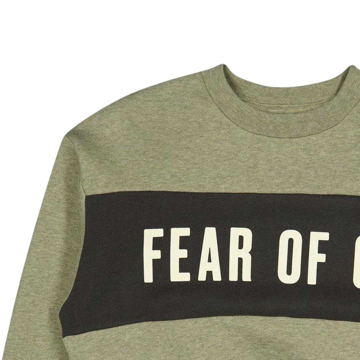 Seal Grey - Side - Fear Of God Essentials Childrens Kids Essentials Sweatshirt