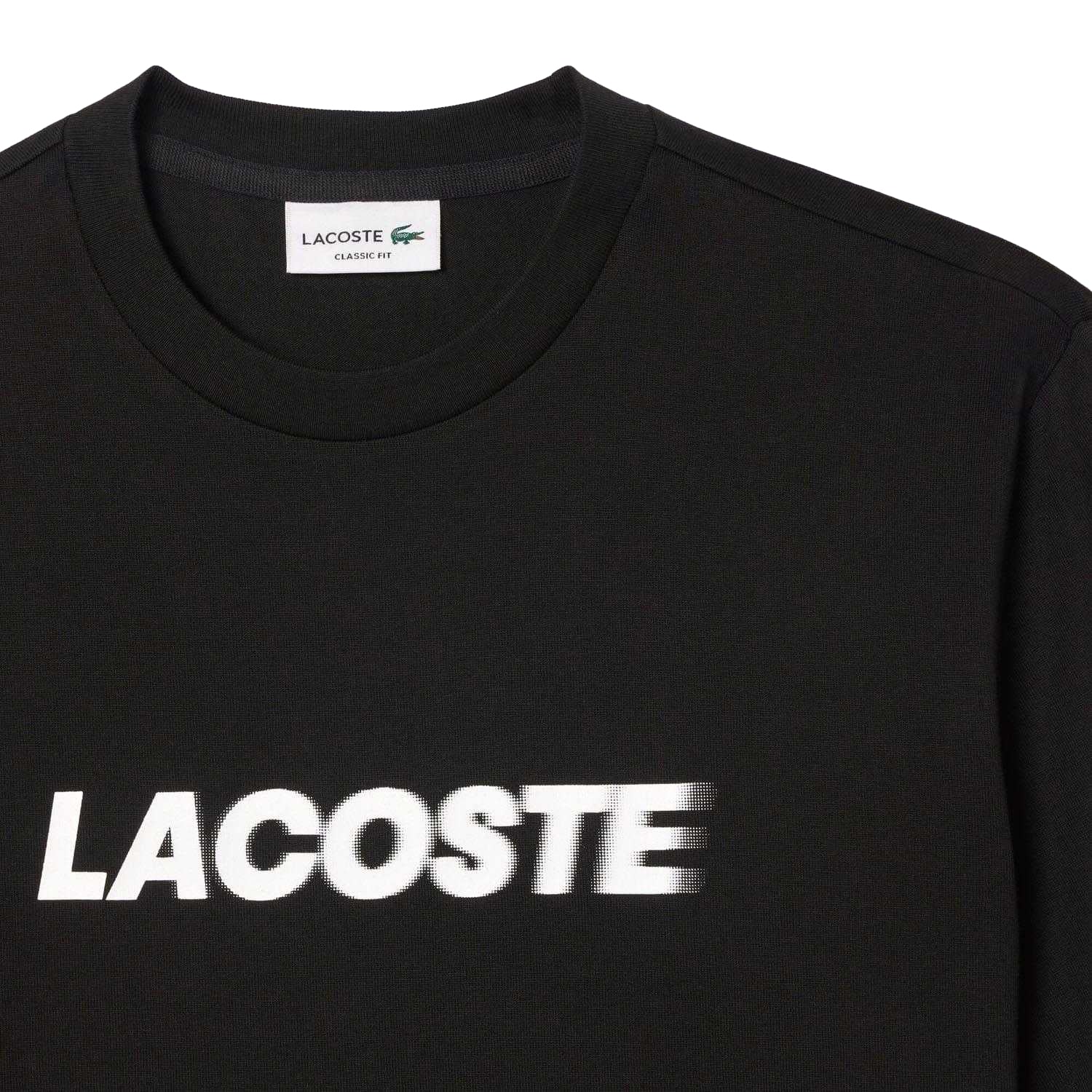 Black-White - Lifestyle - Lacoste Mens Heavy Cotton T-Shirt