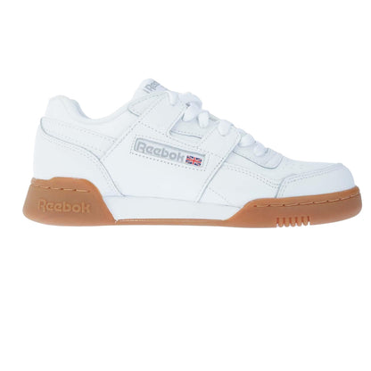 White - Lifestyle - Reebok Womens-Ladies Grain Leather Workout Trainers
