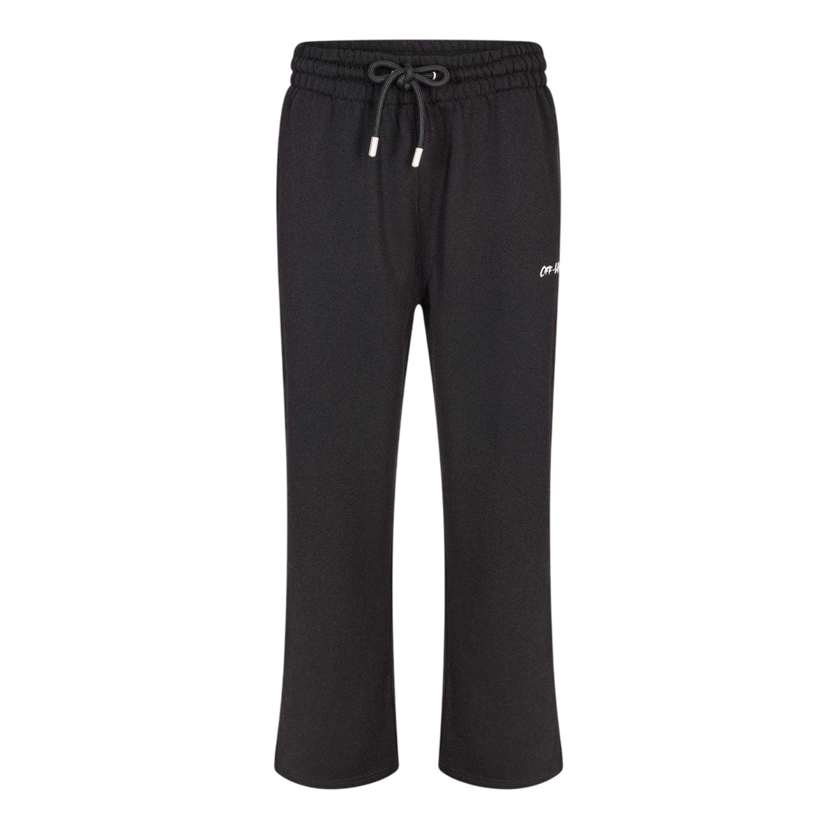 Black - Front - Off White Mens Slim Fit Jogging Bottoms