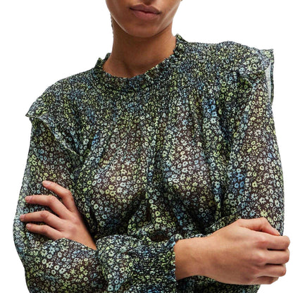 Multicoloured - Lifestyle - Hugo Boss Womens-Ladies Georgette Regular Blouse