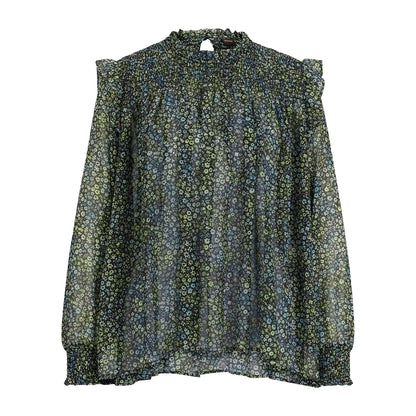 Multicoloured - Front - Hugo Boss Womens-Ladies Georgette Regular Blouse