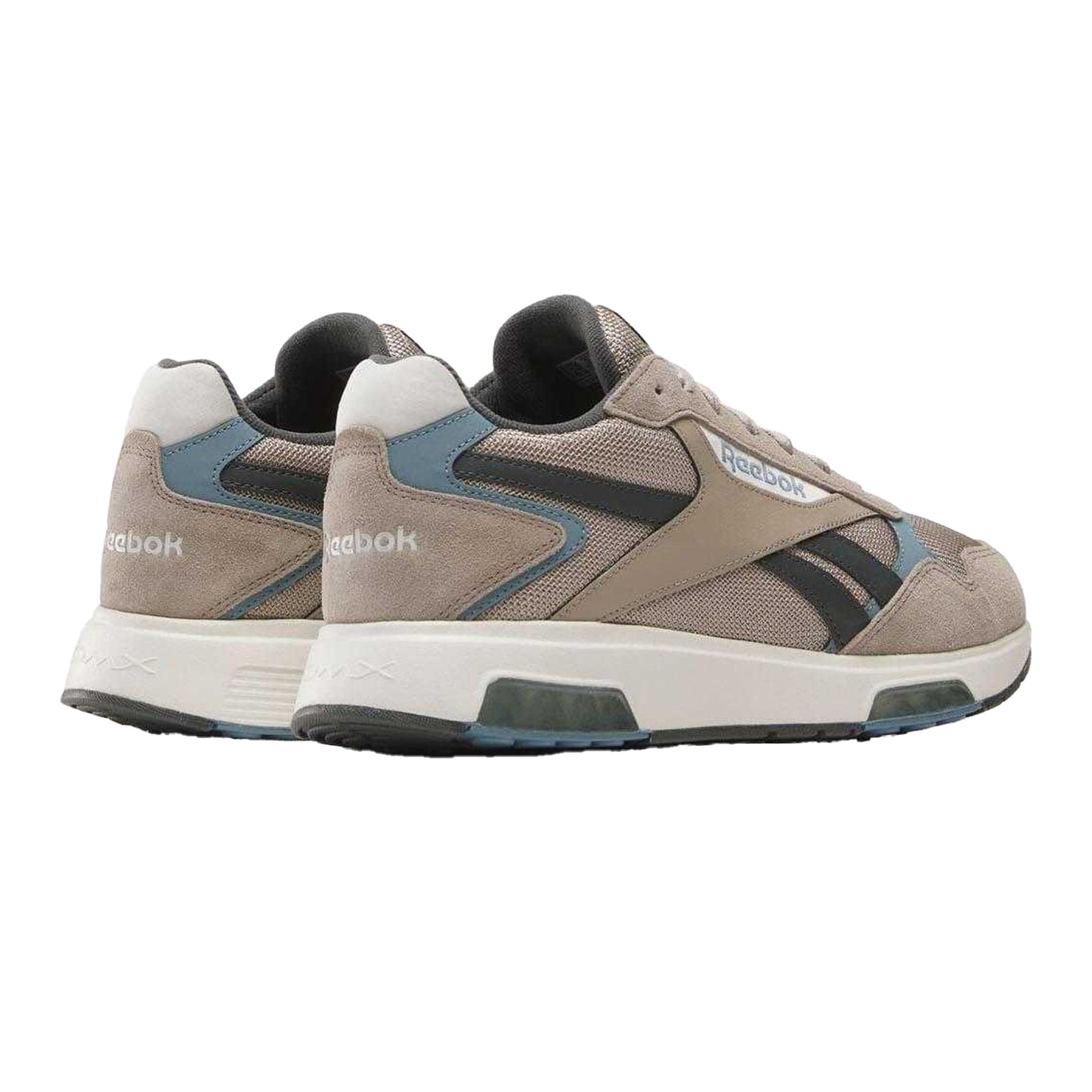 Beige - Back - Reebok Unisex Adult Glide DMX Suede Trainers