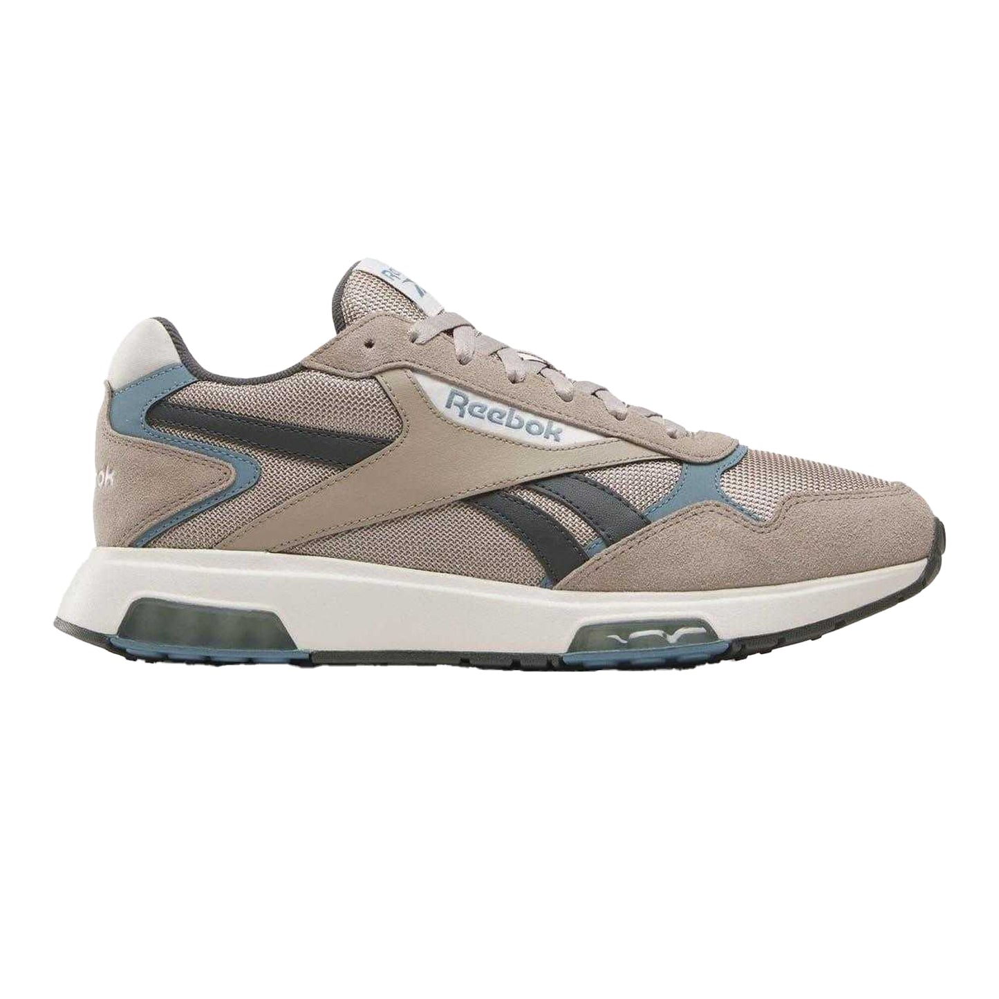 Beige - Side - Reebok Unisex Adult Glide DMX Suede Trainers
