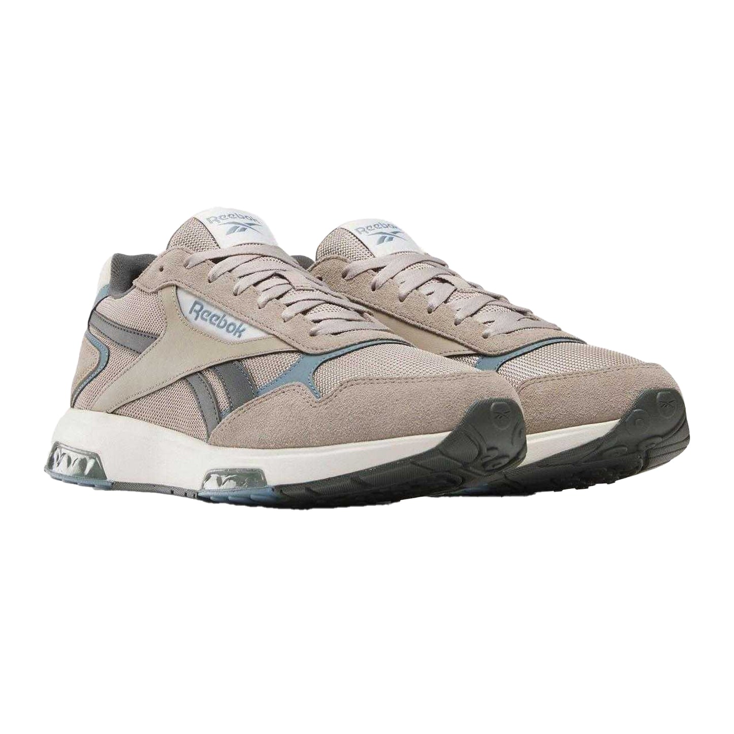 Beige - Front - Reebok Unisex Adult Glide DMX Suede Trainers