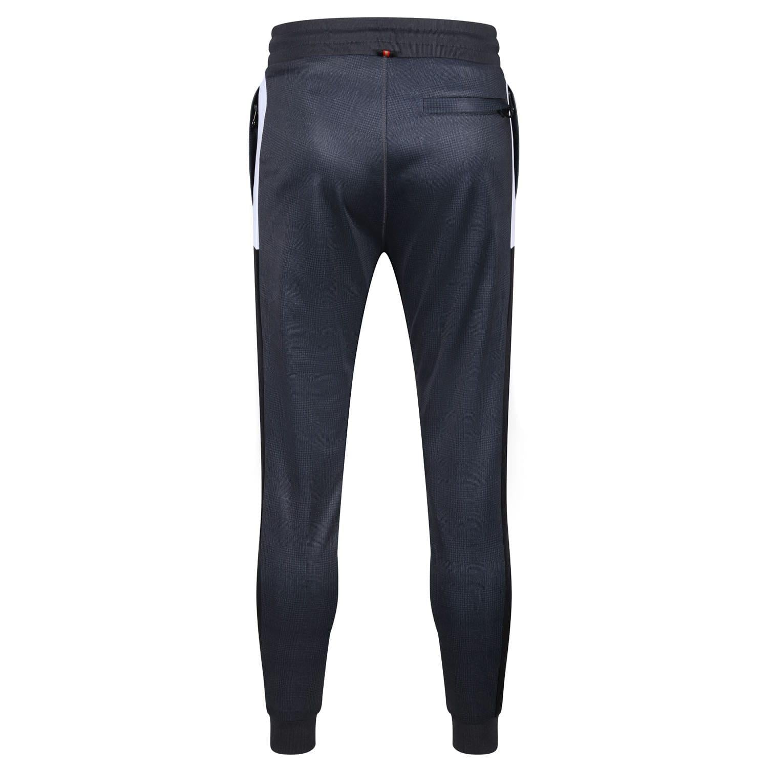 Grey - Back - Luke 1977 Mens Reality Check Jogging Bottoms