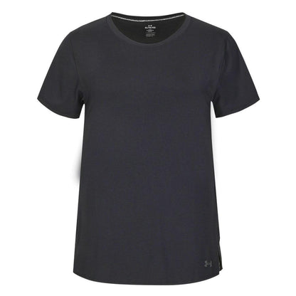 Black - Front - Under Armour Womens-Ladies Lasered Iso-Chill T-Shirt