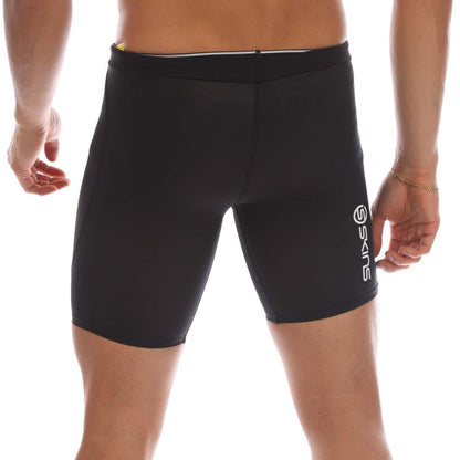 Black - Back - Skins Mens Series-1 Half Tights