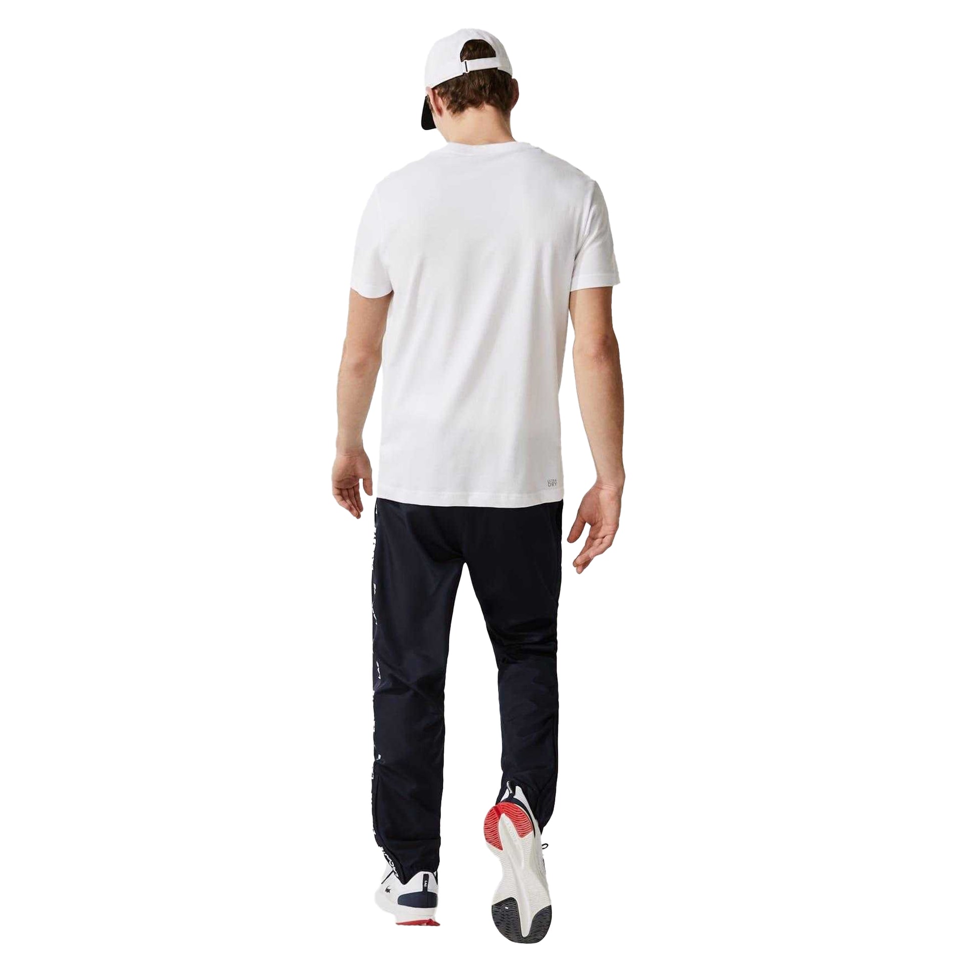 Blue - Back - Lacoste Mens Logo Jogging Bottoms