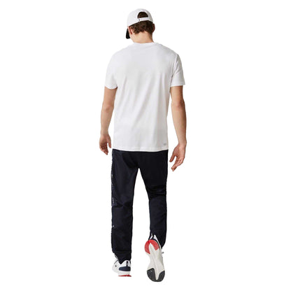 Blue - Back - Lacoste Mens Logo Jogging Bottoms