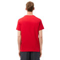 Red-Blue - Back - Lacoste Mens Cotton Ultra Dry T-Shirt