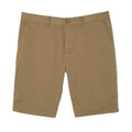 Brown - Front - Lacoste Mens Cotton Stretch Slim Casual Shorts