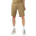Brown - Side - Lacoste Mens Cotton Stretch Slim Casual Shorts
