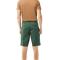 Green - Back - Lacoste Mens Cotton Stretch Slim Casual Shorts