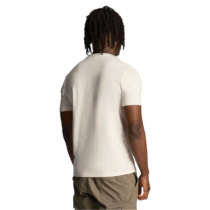 White - Back - Lyle & Scott Mens Club Emblem T-Shirt