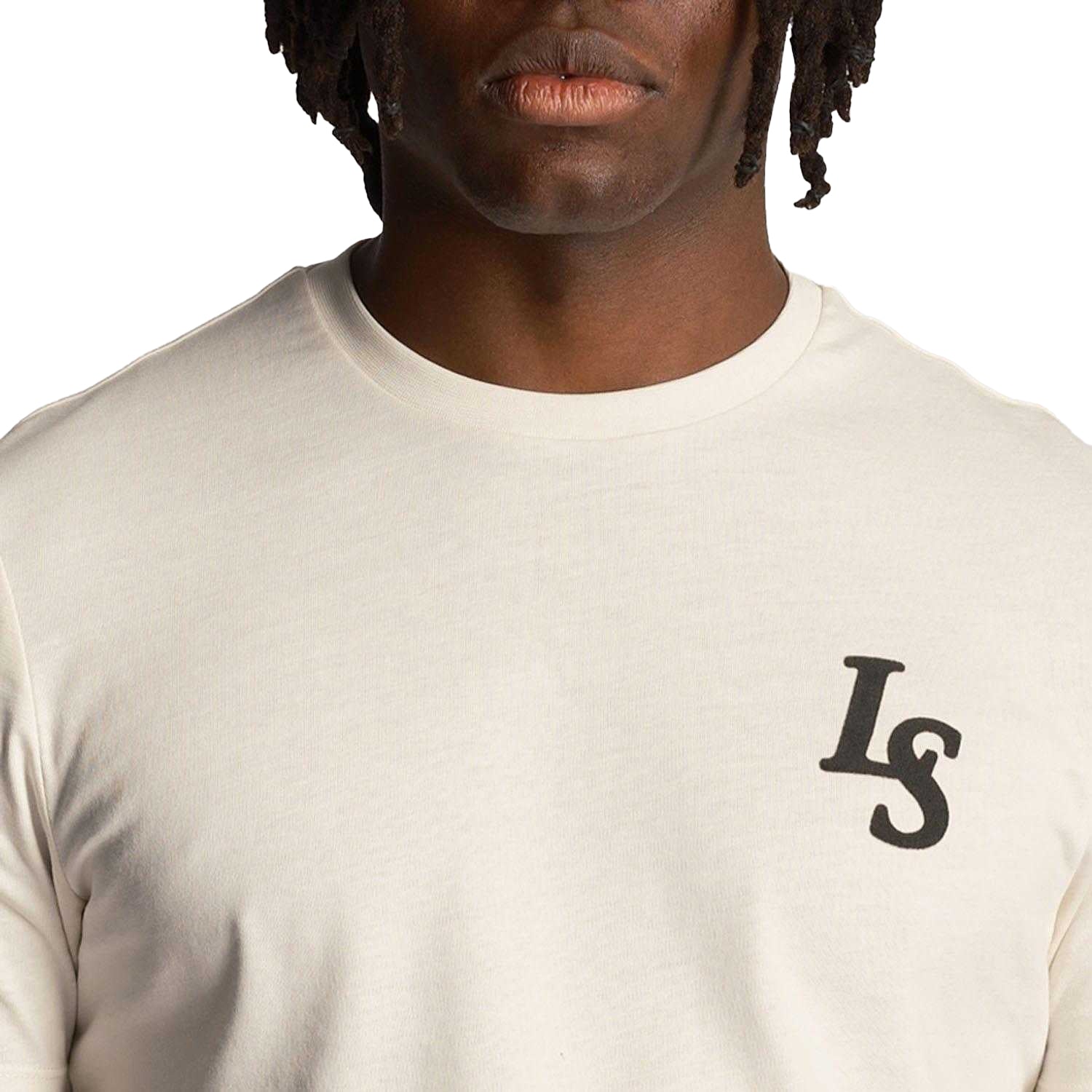 White - Pack Shot - Lyle & Scott Mens Club Emblem T-Shirt