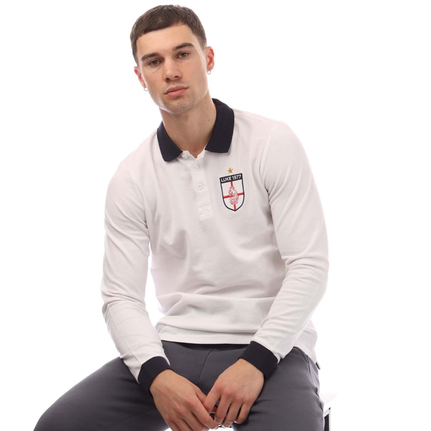 White - Lifestyle - Luke 1977 Mens Bobbys Dream Polo Shirt