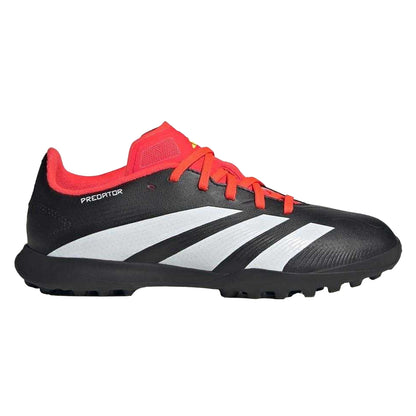 Core Black-Cloud White-Solar Red - Lifestyle - Adidas Childrens-Kids Predator League Artificial Ground Football Boots