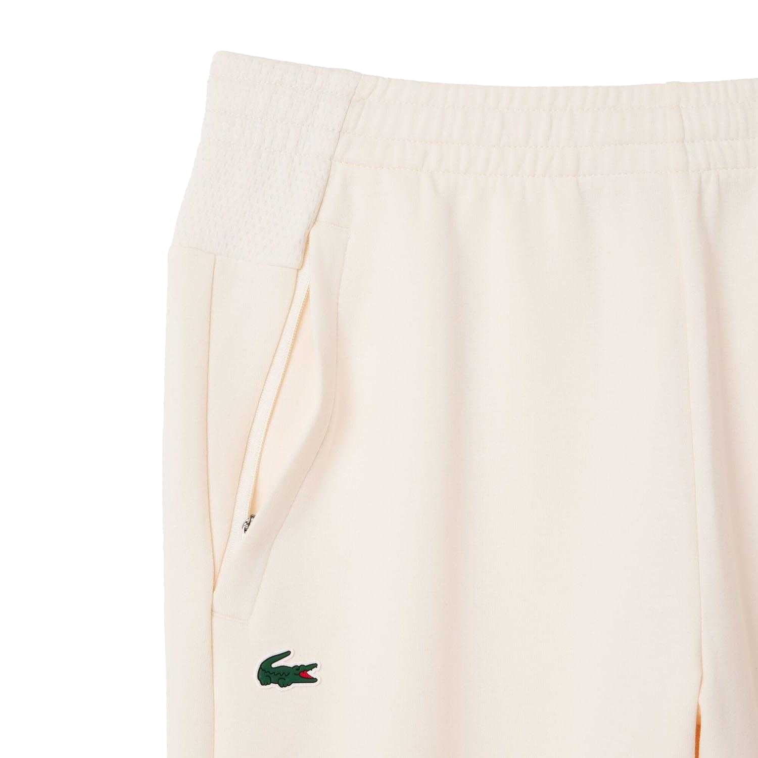 White - Pack Shot - Lacoste Mens Monochrome Sport Jogging Bottoms