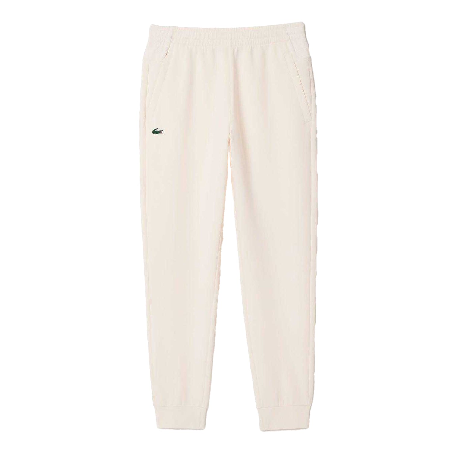 White - Front - Lacoste Mens Monochrome Sport Jogging Bottoms