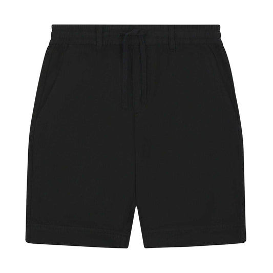 Black - Front - Lyle & Scott Mens Linen Shorts