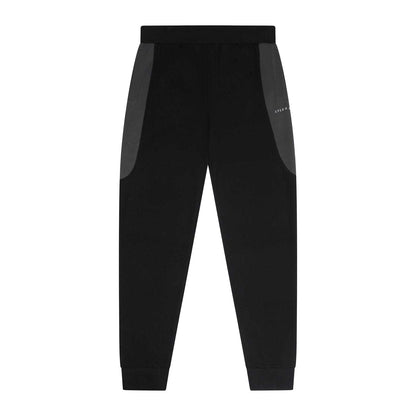 Black - Front - Lyle & Scott Mens Colour Block Jogging Bottoms