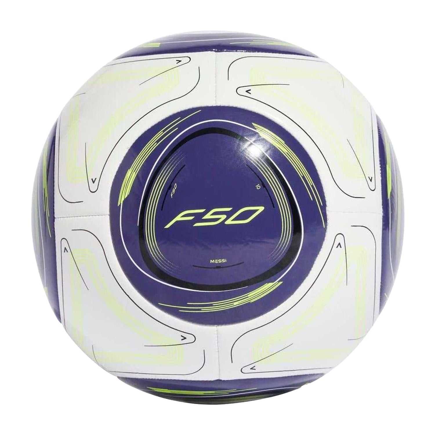 White-Purple-Black-Yellow - Back - Adidas Club Lionel Messi Football
