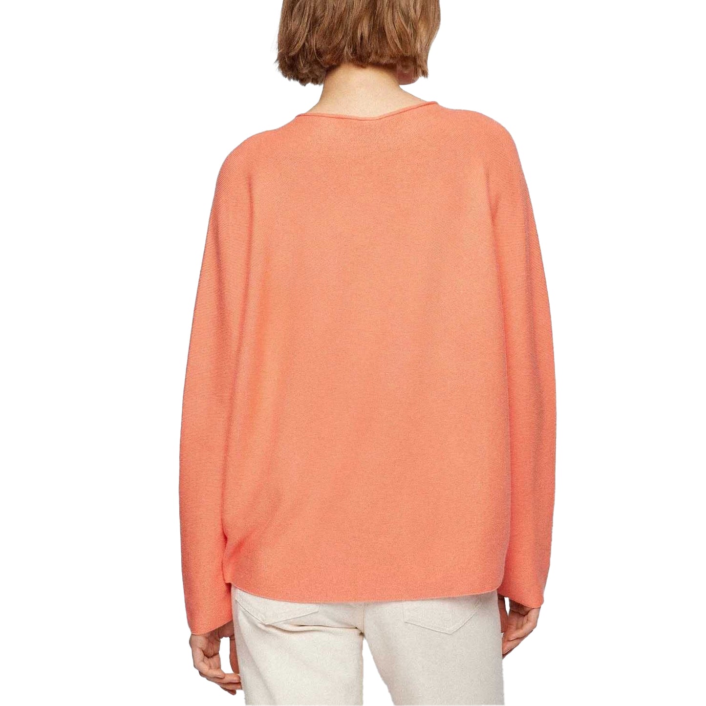 Red - Back - Boss Womens-Ladies C Falanda Jumper