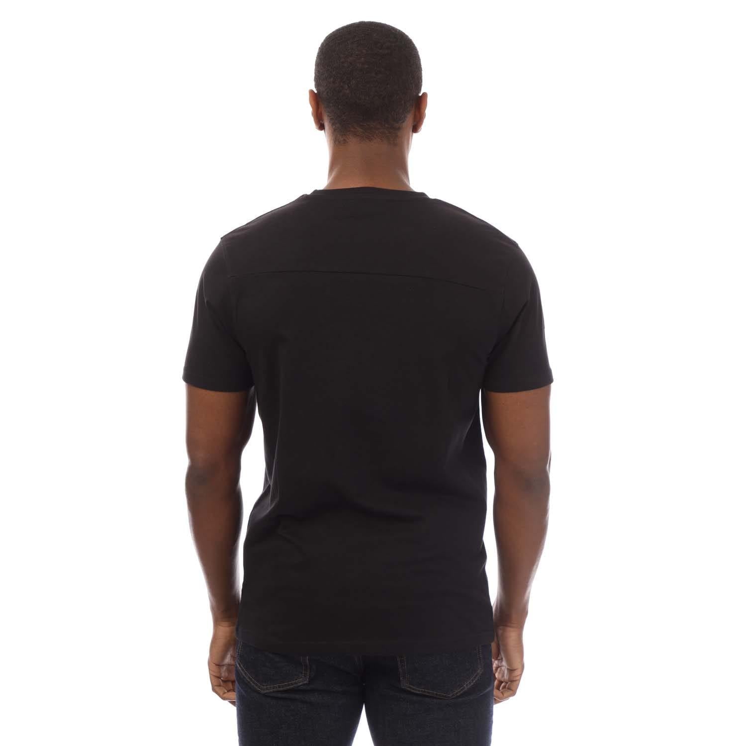 Black - Back - Duck and Cover Mens Treymere T-Shirt