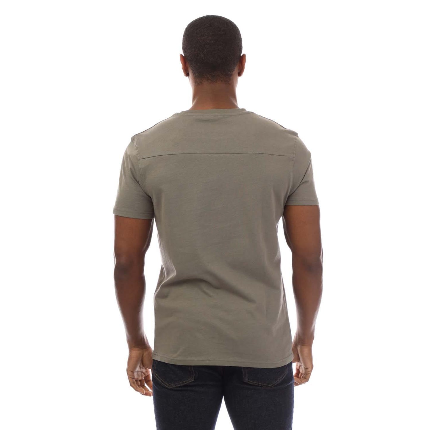 Green - Back - Duck and Cover Mens Treymere T-Shirt