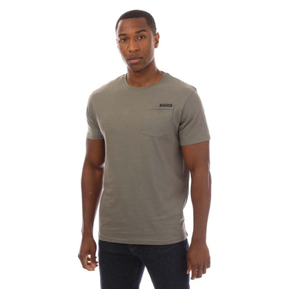 Green - Front - Duck and Cover Mens Treymere T-Shirt
