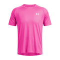 Pink - Front - Under Armour Mens Tech Embossed T-Shirt