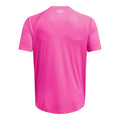 Pink - Back - Under Armour Mens Tech Embossed T-Shirt