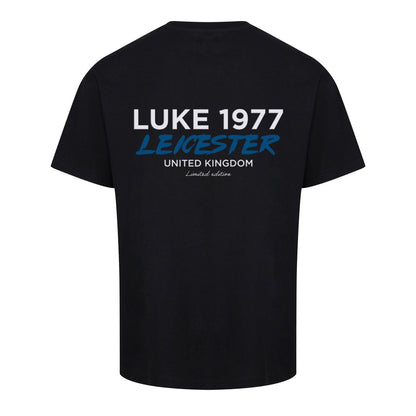 Black - Back - Luke 1977 Mens Leicester City T-Shirt