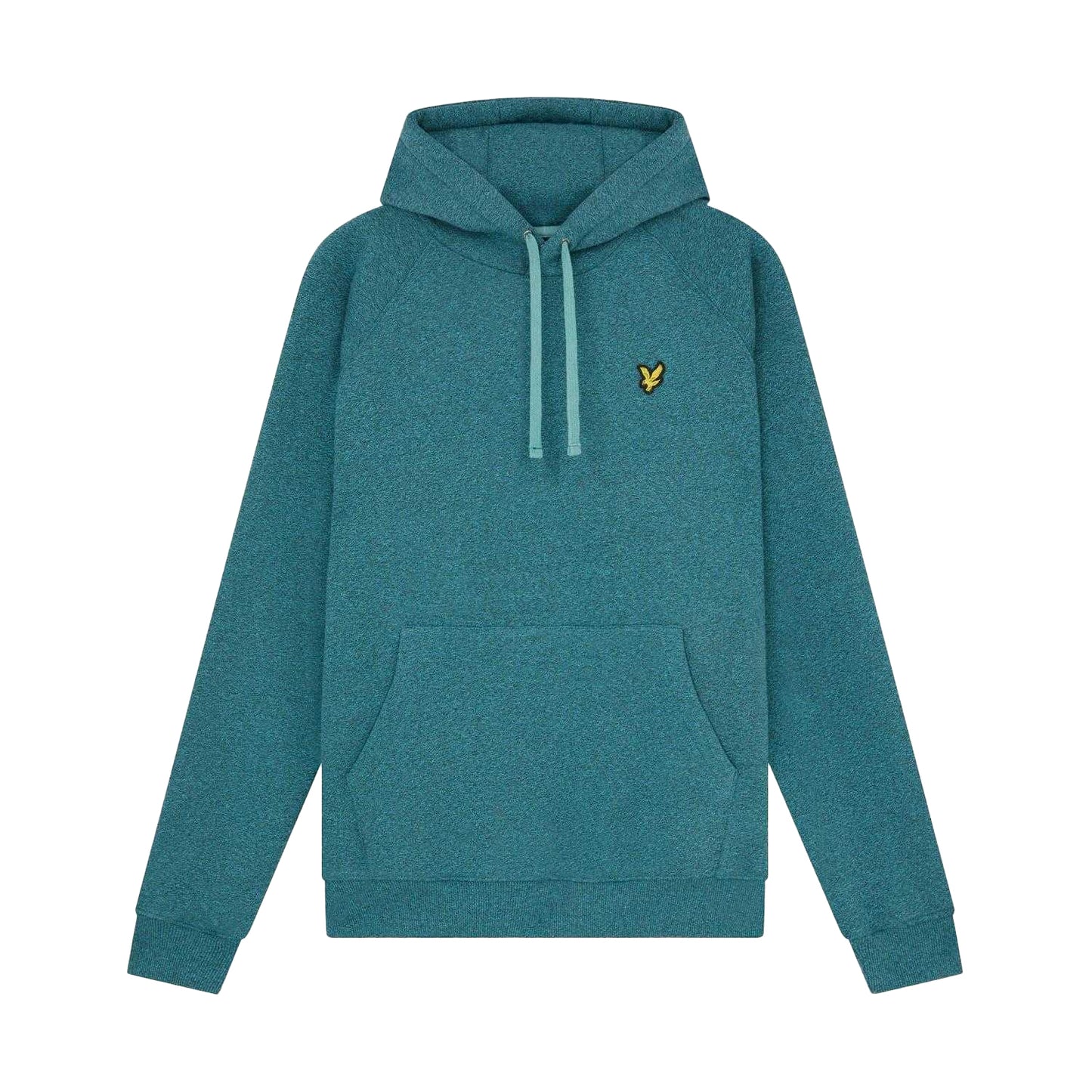 Sky - Front - Lyle & Scott Mens Marl Hoodie