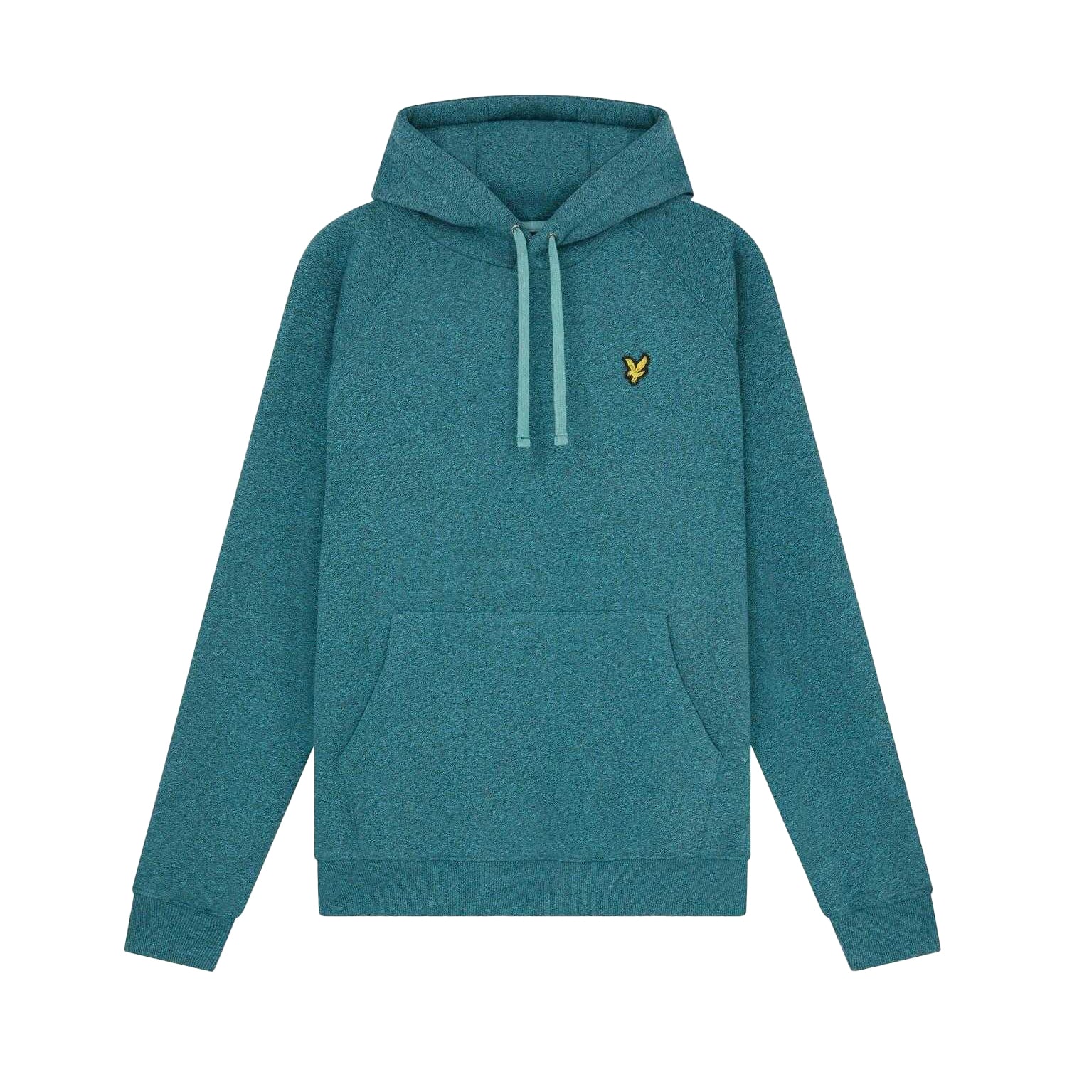 Sky - Front - Lyle & Scott Mens Marl Hoodie
