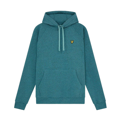 Sky - Front - Lyle & Scott Mens Marl Hoodie
