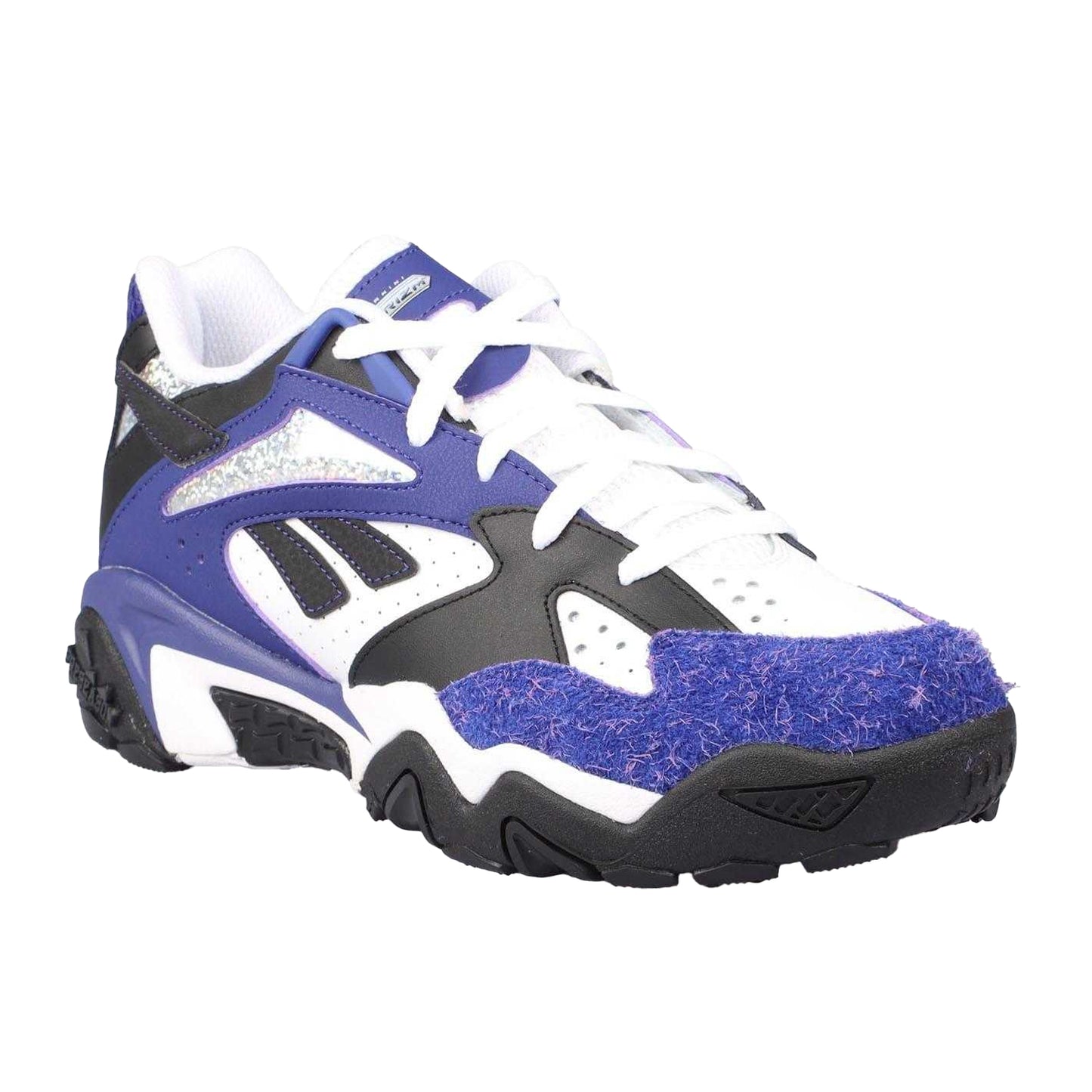 Purple - Front - Reebok Mens Preseason 94 Leather Low Trainers