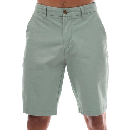 Green - Front - Timberland Mens Claremont Twill Chino Shorts