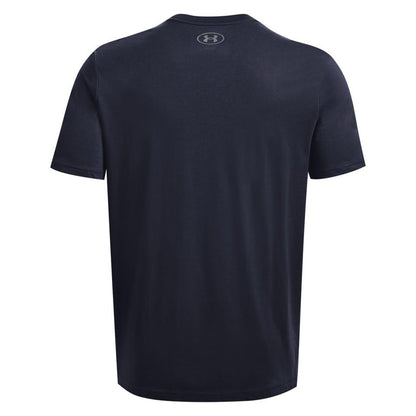 Blue - Back - Under Armour Mens Elevated Core Pocket Short-Sleeved T-Shirt