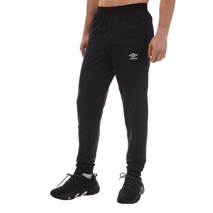 Black - Side - Umbro Mens Premier Presentation Jogging Bottoms