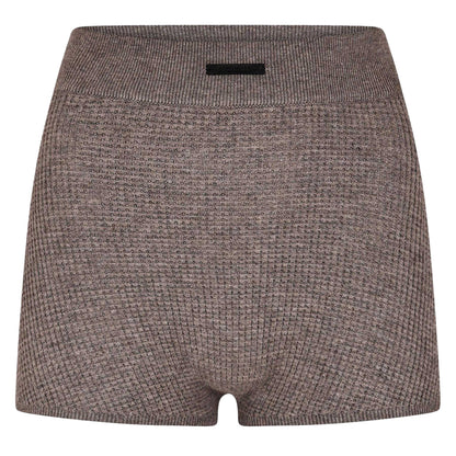 Pampas - Front - Fear Of God Essentials Womens Waffle Fleece Shorts