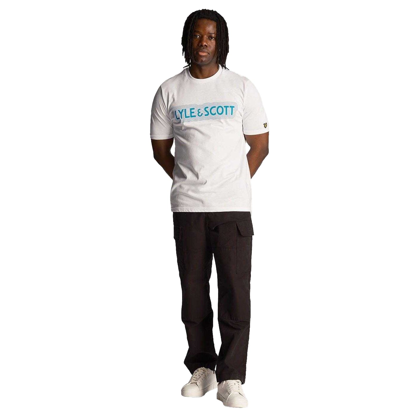 White - Lifestyle - Lyle & Scott Mens Vibrations T-Shirt