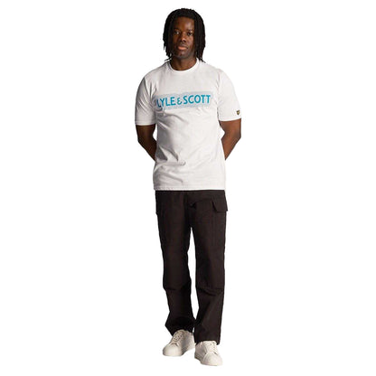 White - Lifestyle - Lyle & Scott Mens Vibrations T-Shirt