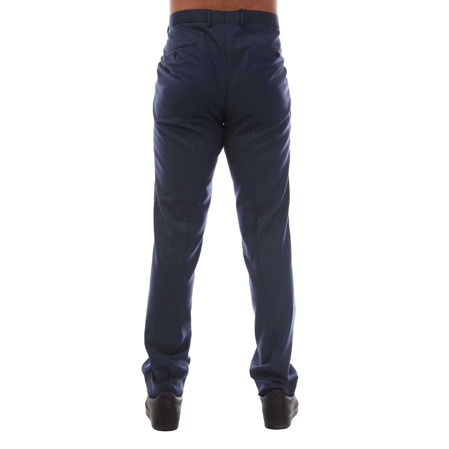 Navy - Back - Hugo Boss Mens Ben2 Trousers