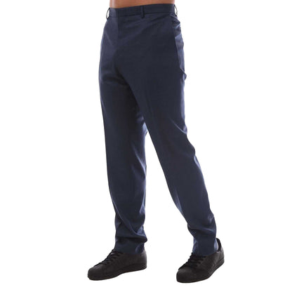 Navy - Side - Hugo Boss Mens Ben2 Trousers