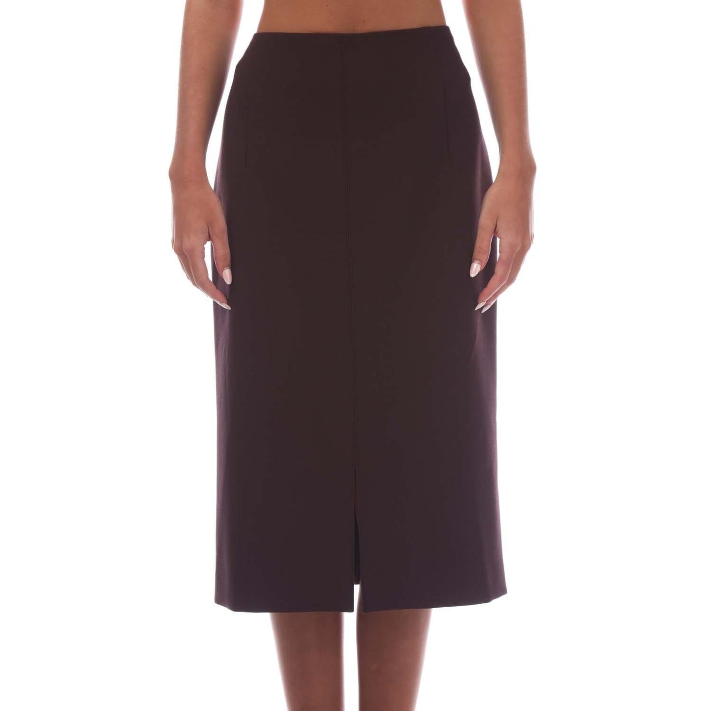 Red - Front - Boss Womens-Ladies Vepeplum Pencil Skirt